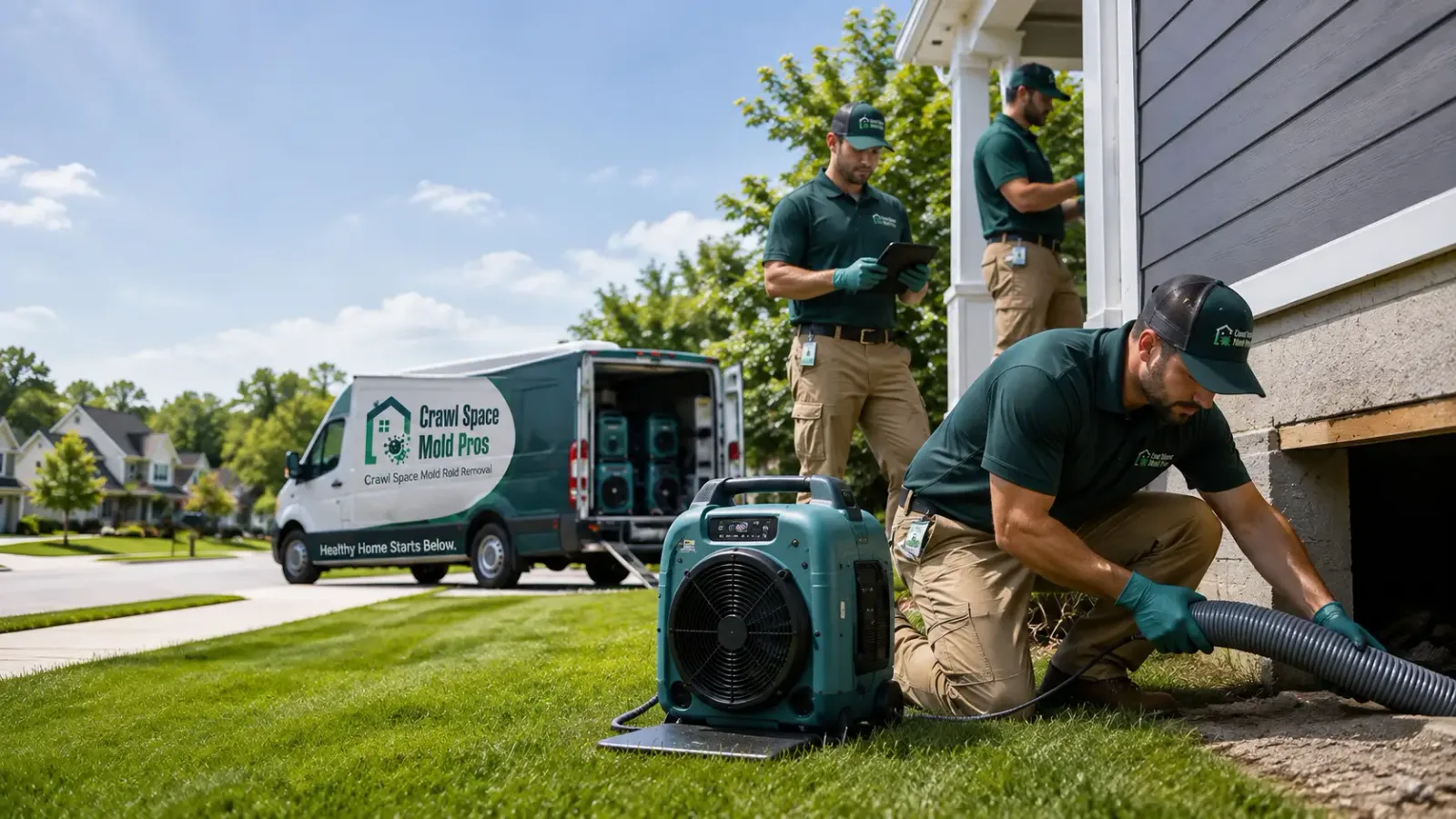 Crawl Space Mold Removal in Holbrook, ID
